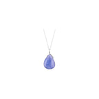 OdrillionGems 925 Sterling Silver Natural Gemstone Dainty Pendant Necklace