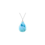 OdrillionGems 925 Sterling Silver Natural Gemstone Dainty Pendant Necklace