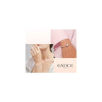 GNOCE Tumbler Bear Pendant Charm Bracelet For Her,S925 Sterling Silver Personalised Pendant Necklace/Bracelet Jewelry Gift for Women