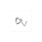OUFER G23 Titanium Nose Rings for Women, Star Nostril Piercing Jewelry