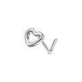 OUFER G23 Titanium Nose Rings for Women, Star Nostril Piercing Jewelry