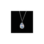 OdrillionGems 925 Sterling Silver Natural Gemstone Dainty Pendant Necklace