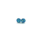 Faux Druzy Earrings on Hypoallergenic Plastic Posts 8mm