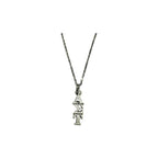Alpha Sigma Tau AET Sorority Lavaliere Necklace, 18 inch chain