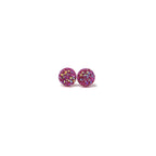 Faux Druzy Earrings on Hypoallergenic Plastic Posts 8mm