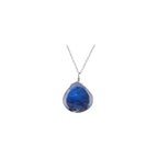 OdrillionGems 925 Sterling Silver Natural Gemstone Dainty Pendant Necklace