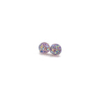 Faux Druzy Earrings on Hypoallergenic Plastic Posts 8mm
