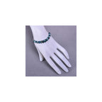 Extremely Rare Grandidierite Beads Bracelet in Sterling Silver 925, One for All