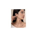 Silver Star Huggie Hoop Earrings for Women – CZ Celestial Earrings with Star Drop, Y2K Star Jewelry for Birthday Daily Wear