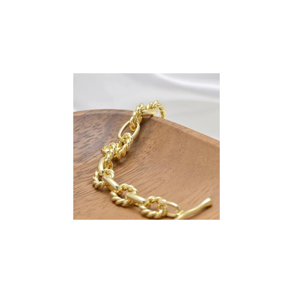 Abalone Shell & Pearl Charms Rope Oval Chain Bracelet for Women
