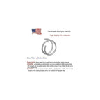 Double Nose Ring Hoop for Single Piercing Spiral Twist Nose Hoop for Women