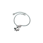 Hippo charm bracelet, hippo charm, adjustable bracelet, animal, personalized bracelet, initial bracelet, monogram