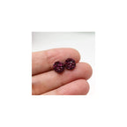 Faux Druzy Earrings on Hypoallergenic Plastic Posts 8mm