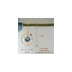 WEWDBY Handmade Cosmic Planet Art Earrings - Iridescent Hand-Mixed Resin Planet Design, 3D Metal Ring Surrounding, Lightweight & Hypoallergenic, Creative Jewelry for Women, Unique Gift for Sci-Fi & Art Enthusiasts