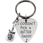 Guitar Pick, I Couldn't Pick A Better Daddy, Keychain